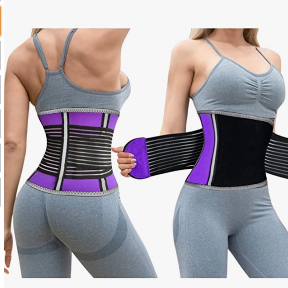 Women Waist Trainer Belt Sweat Effect Belt Waist Cincher Trimmer Slimming Body S main image 4